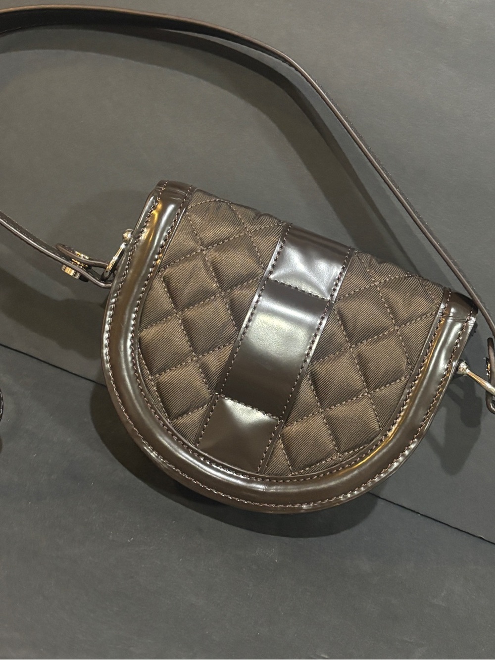 Burberry Chocolate Brown Micro Convertible Belt Bag Crossbody - Picture 3 of 14